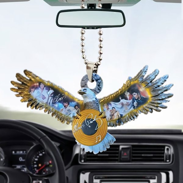 Elvis Presley Custom Shape 2-sided Acrylic Car Ornament – HOATT 9045