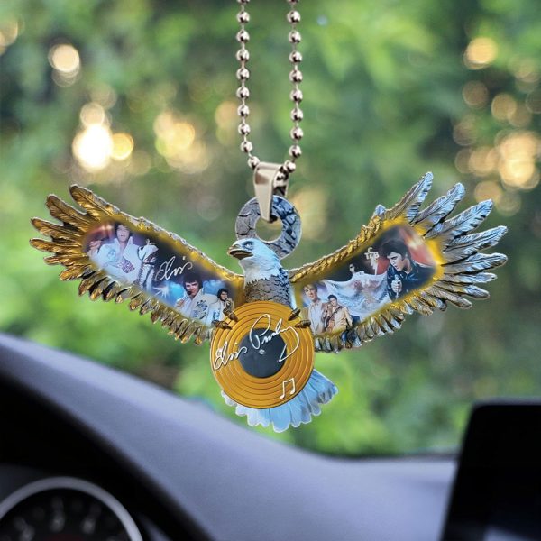 Elvis Presley Custom Shape 2-sided Acrylic Car Ornament – HOATT 9045