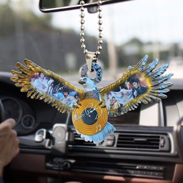 Elvis Presley Custom Shape 2-sided Acrylic Car Ornament – HOATT 9045