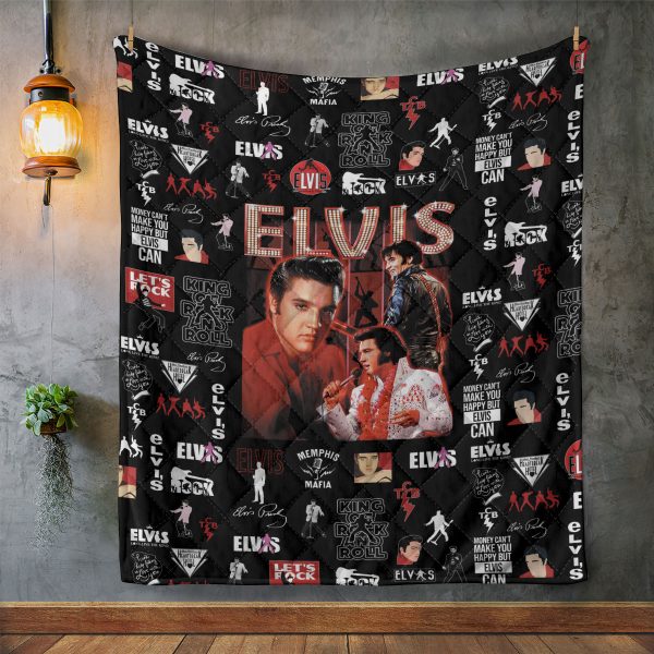 Elvis Presley Quilt Blanket - GNE 2913