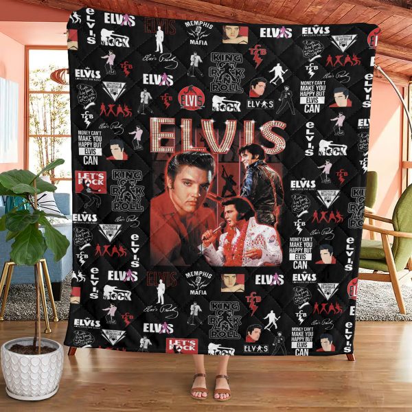 Elvis Presley Quilt Blanket - GNE 2913