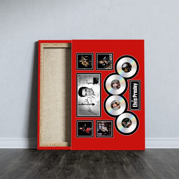 Elvis Presley Rectangle Canvas With Inner Frame - TANTN 11385