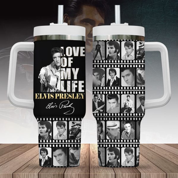 Elvis Presley 40oz Stanley Tumbler - VANDH 4329