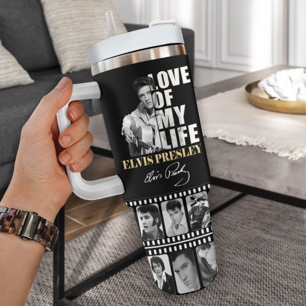 Elvis Presley 40oz Stanley Tumbler - VANDH 4329