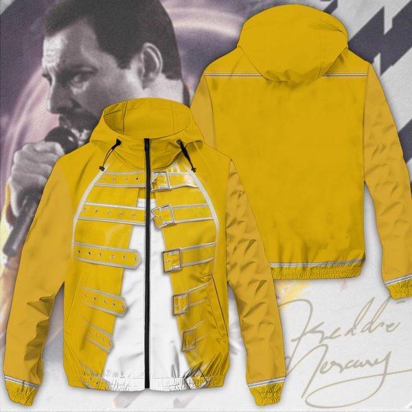 Freddie Mercury 3D Windbreaker Jacket - MAITM 10190