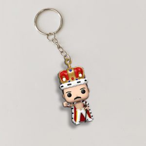 Freddie Mercury Custom Shape 2-sided Keychain - MAITM 10161