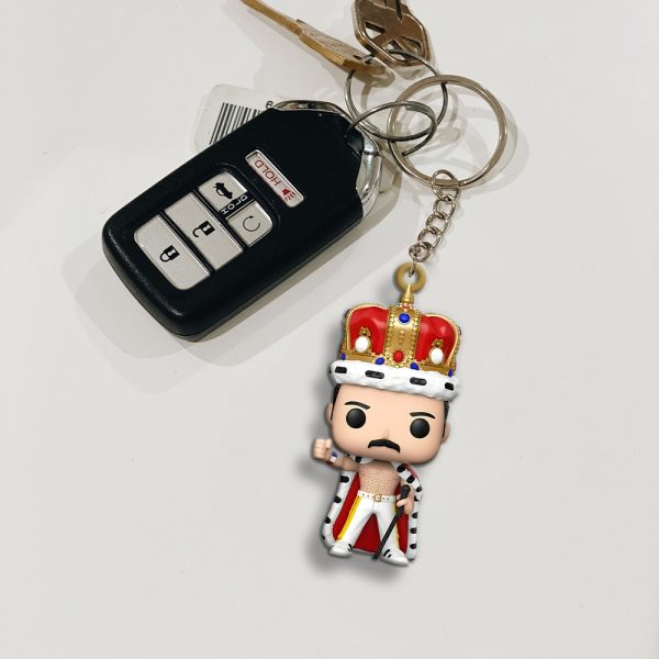 Freddie Mercury Custom Shape 2-sided Keychain - MAITM 10161