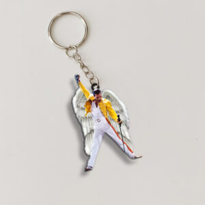 Freddie Mercury Custom Shape 2-sided Keychain - MAITM 10417