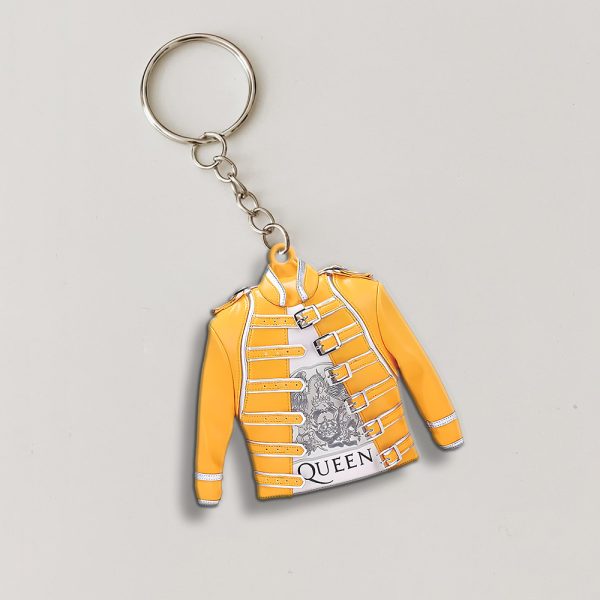Freddie Mercury Custom Shape 2-sided Keychain - MAITM 10120