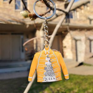 Freddie Mercury Custom Shape 2-sided Keychain - MAITM 10120