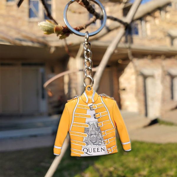 Freddie Mercury Custom Shape 2-sided Keychain - MAITM 10120