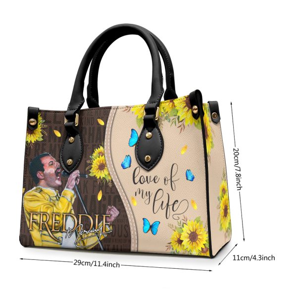 Freddie Mercury Leather HandBag - MAITM 10155