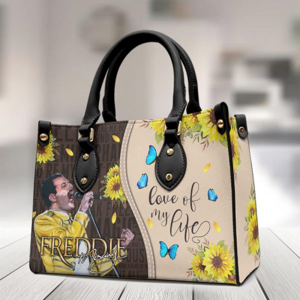 Freddie Mercury Leather HandBag - MAITM 10155