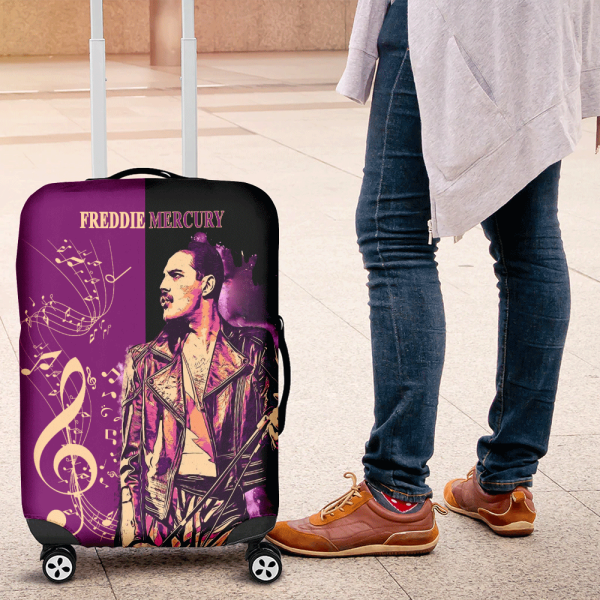 Personalized Freddie Mercury Luggage Cover - ANHNV 6207