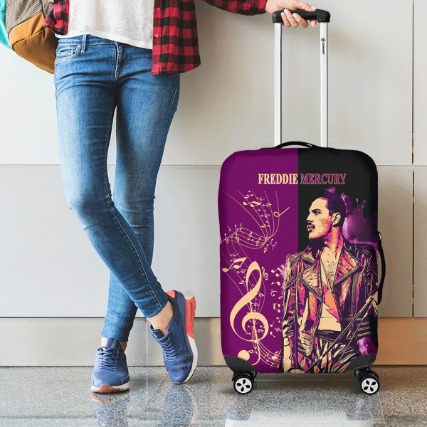 Personalized Freddie Mercury Luggage Cover - ANHNV 6207