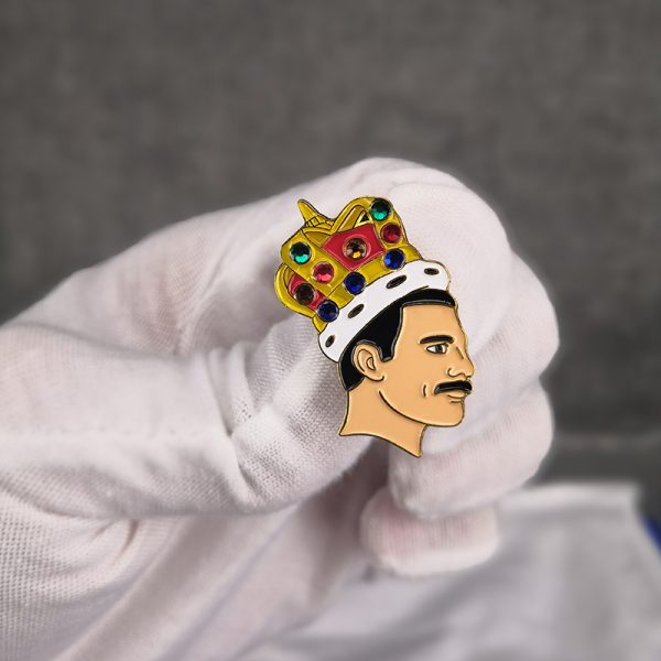 Freddie Mercury Soft Enamel Pin Badge - MAITM DROP069