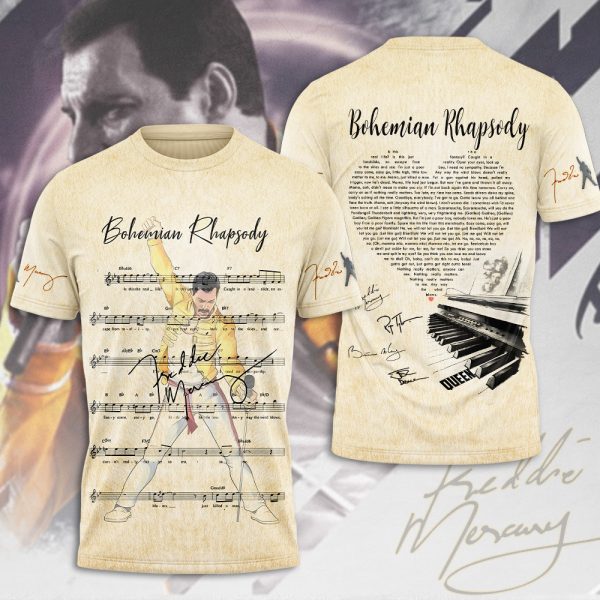 Freddie Mercury 3D Apparel - MAITM 10145