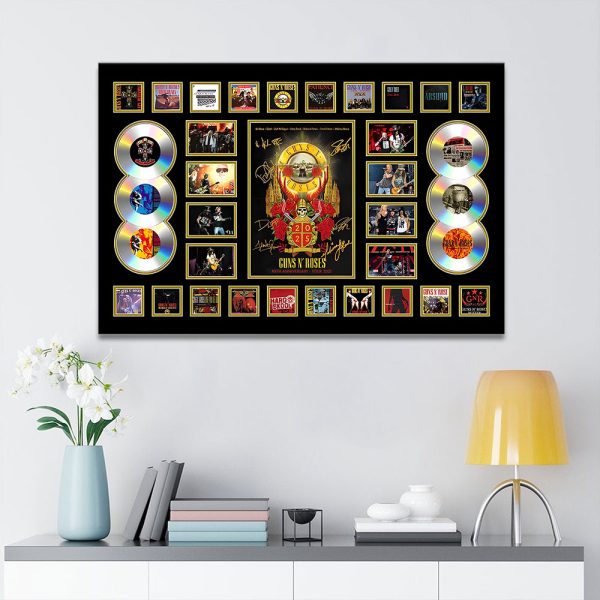 Guns N' Roses Rectangle Canvas With Inner Frame - TANTN 11338