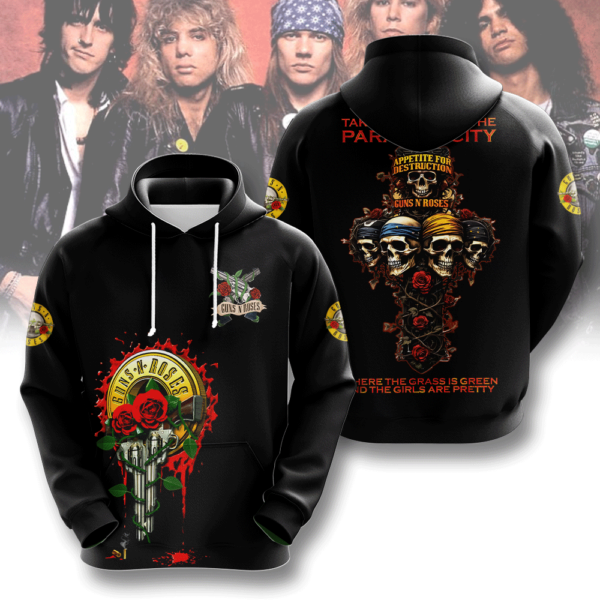 Guns N' Roses 3D Apparel - ANHNV 9409