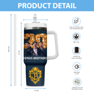Jonas Brothers 40oz Stanley Tumbler - ANHNV 9427