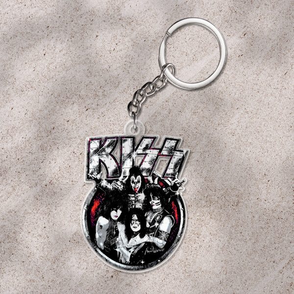 Kiss Band Custom Shape 1-sided Keychain - HOATT 9223