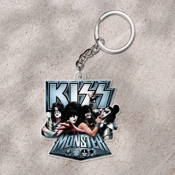 Kiss Band Custom Shape 1-sided Keychain - HOATT 9224