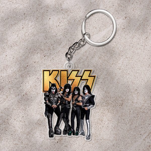 Kiss Band Custom Shape 1-sided Keychain - HOATT 9225
