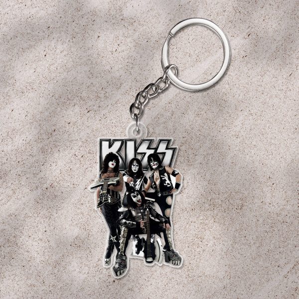 Kiss Band Custom Shape 1-sided Keychain - HOATT 9226
