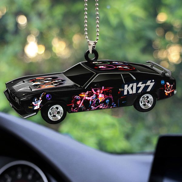 Kiss Band Custom Shape 2-sided Acrylic Car Ornament – HOATT 9128
