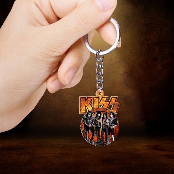 Kiss Band Custom Shape 2-sided Keychain – HOATT 9155