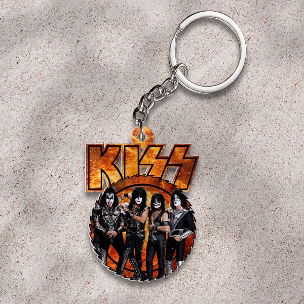 Kiss Band Custom Shape 2-sided Keychain – HOATT 9155