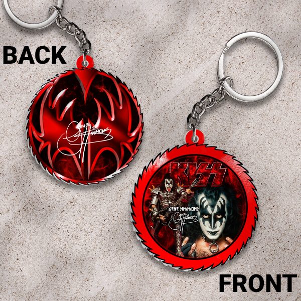 Kiss Band Custom Shape 2-sided Keychain – HOATT 9157