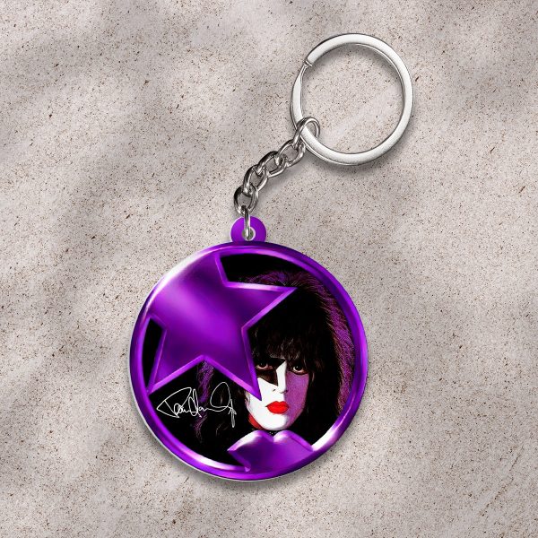Kiss Band Custom Shape 2-sided Keychain - HOATT 9239