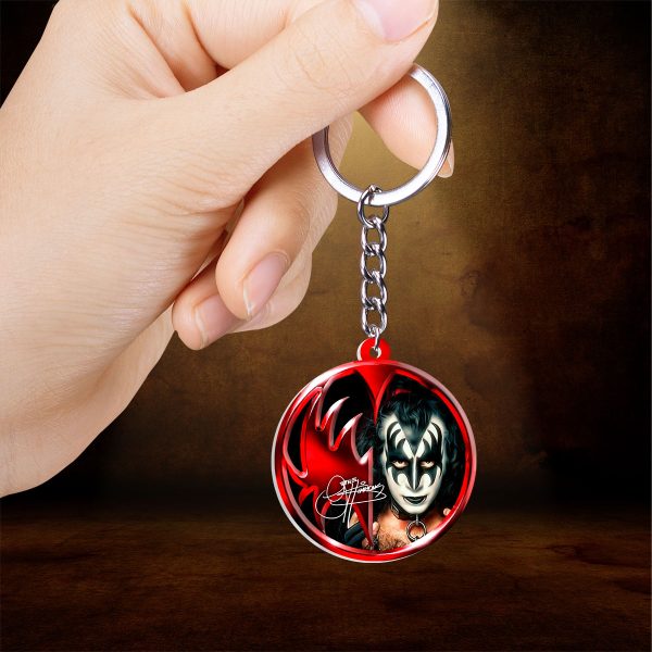 Kiss Band Custom Shape 2-sided Keychain - HOATT 9240