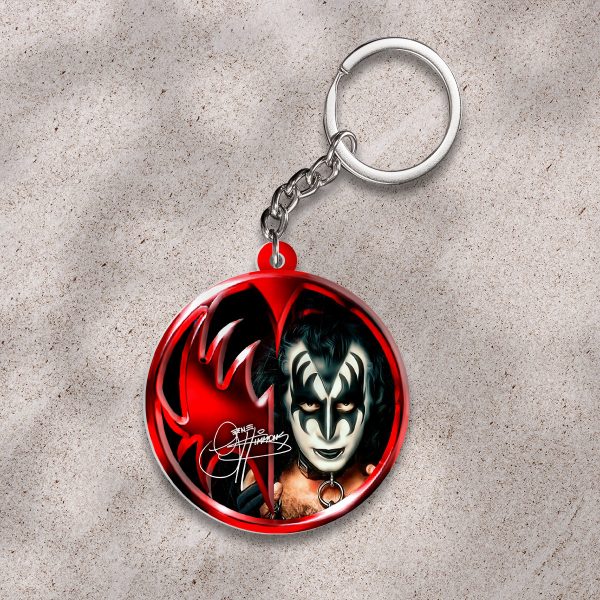 Kiss Band Custom Shape 2-sided Keychain - HOATT 9240