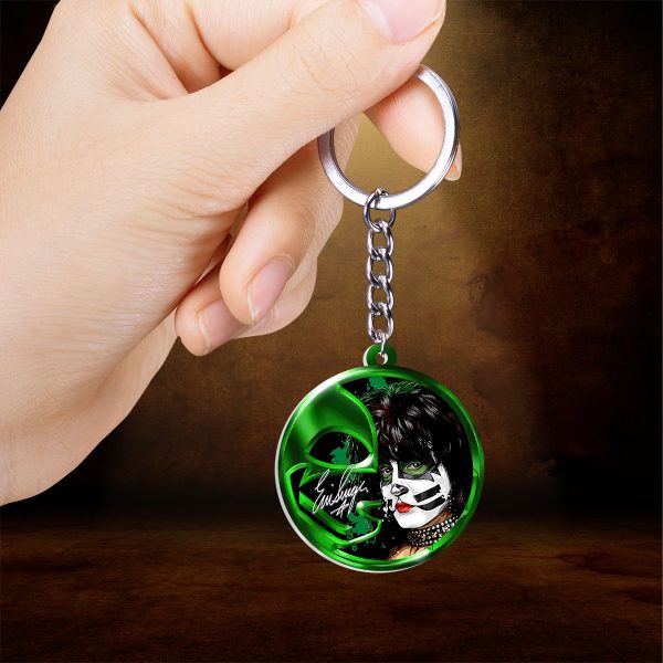 Kiss Band Custom Shape 2-sided Keychain - HOATT 9241