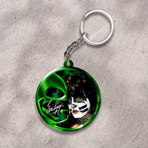 Kiss Band Custom Shape 2-sided Keychain - HOATT 9241