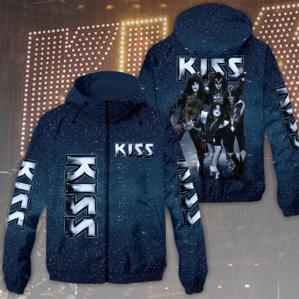 Kiss Band 3D Windbreaker Jacket - HOATT 9115
