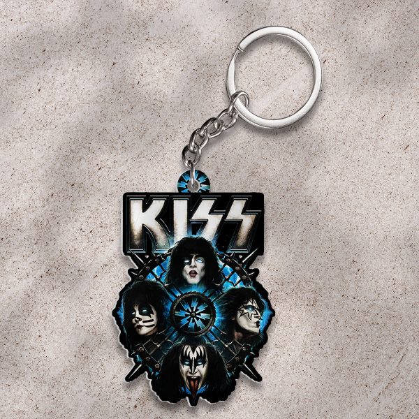 Kiss Band Custom Shape 2-sided Keychain - HOATT 9124