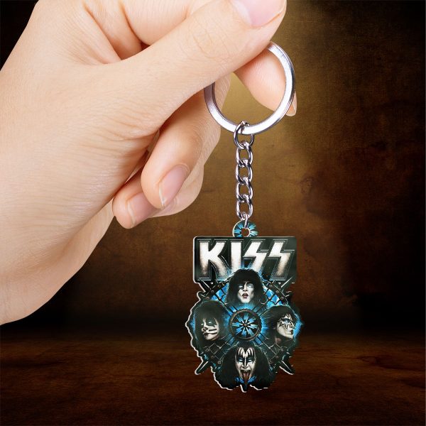 Kiss Band Custom Shape 2-sided Keychain - HOATT 9124