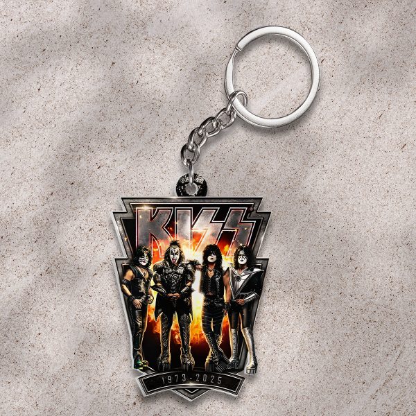 Kiss Band Custom Shape 2-sided Keychain – HOATT 9154