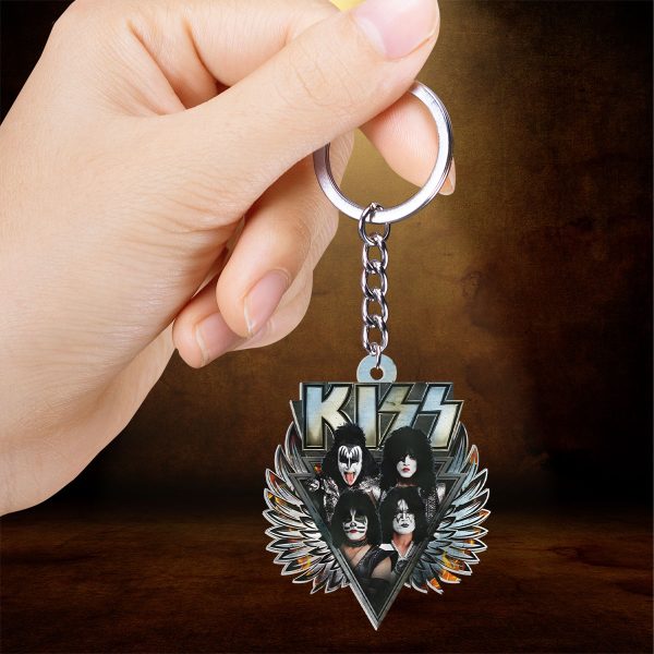 Kiss Band Custom Shape 2-sided Keychain – HOATT 9156