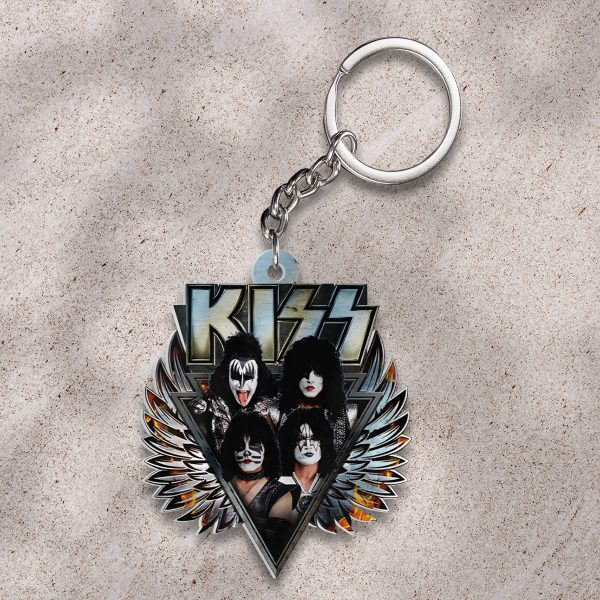 Kiss Band Custom Shape 2-sided Keychain – HOATT 9156