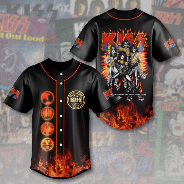 Kiss Band Baseball Jersey - HOATT 9244