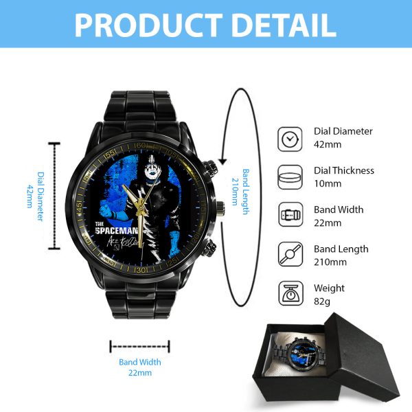 Kiss Band Black Stainless Steel Watch - GNE 2876