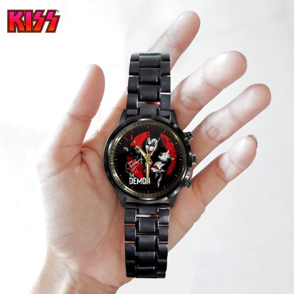 Kiss Band Black Stainless Steel Watch - GNE 2877