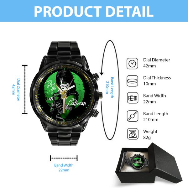 Kiss Band Black Stainless Steel Watch - GNE 2878