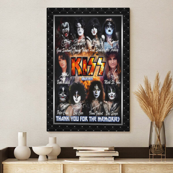 Kiss Band Rectangle Canvas With Inner Frame - HOATT 9508