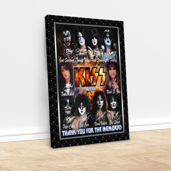 Kiss Band Rectangle Canvas With Inner Frame - HOATT 9508