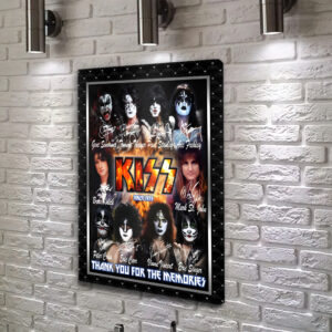 Kiss Band Rectangle Canvas With Inner Frame - HOATT 9508